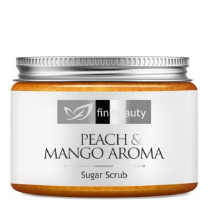 Peeling cukrowy fin beauty o zapachu brzoskwini i mango - FINCLUB 