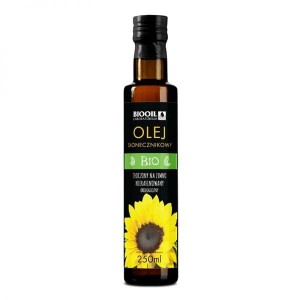 Olej słonecznikowy BIO 250 ml seria BLACK - BIOOIL