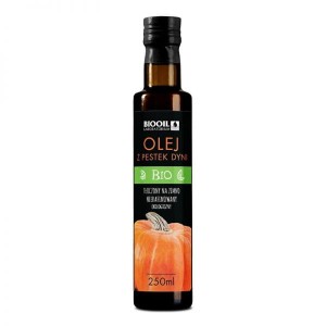 Olej z pestek dyni BIO 250 ml seria BLACK - BIOOIL