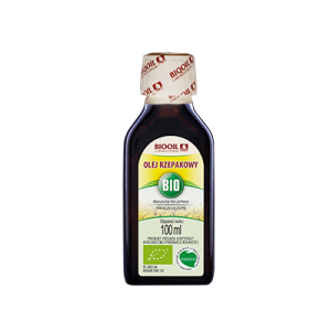 Olej rzepakowy tłoczony na zimno BIO 100 ml - BIOOIL