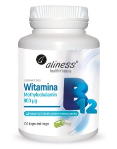 Witamina B12 Methylcobalamin 950µg, 100 kapsułek - ALINESS