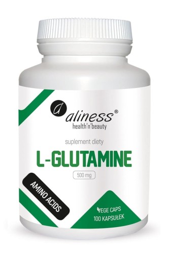 L-Glutamine 500 mg - 100 kapsułek Vege - ALINESS.jpg