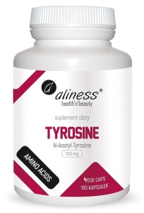 N-Acetyl-Tyrosine 500 mg - 100 kapsułek Vege - ALINESS