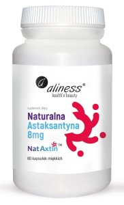 Naturalna Astaksantyna Nat Axtin 8mg - 60 kapsułek miękkich - ALINESS