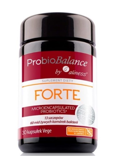 ProbioBALANCE, FORTE 60 mld. - Wspomaga jelita - 30 kapsułek Vege - ALINESS.jpg