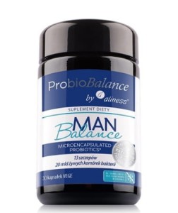 ProbioBALANCE, Man Balance 20 mld. - 30 kapsułek Vege - ALINESS