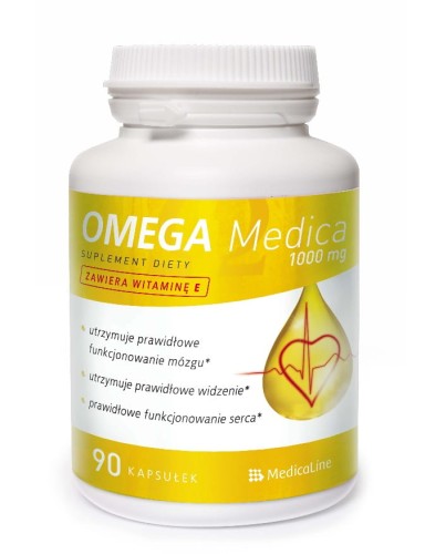 Omega Medica z Wit.E 1000 mg x 90 kapsułek - MEDICALINE.jpg