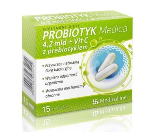 Probiotyk Medica 4,2 mld + VitC z prebiotykiem - MEDICALINE.jpg