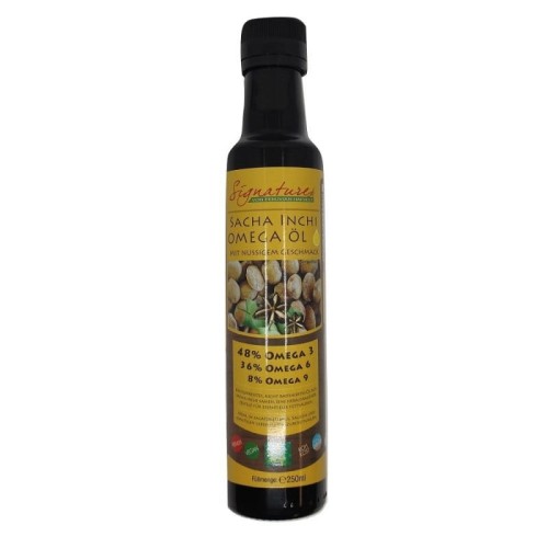Sacha Inchi Omega 3, 6, 9, 250 ml - Tłoczony na zimno olej z pierwszego tłoczenia z Orzecha Inków - UHTCO Corporation.jpg