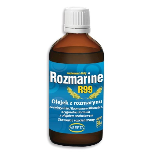 Rozmarine R99 30 ml - Olejek z rozmarynu, naturalne wsparcie dla kości i stawów - ASEPTA.jpg