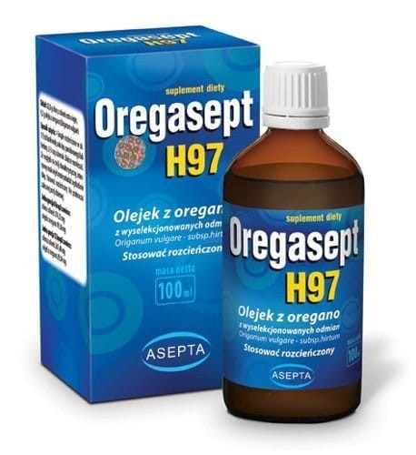 Oregasept H97 olejek z oregano 100 ml - Wspomaga gardło, zatoki i żołądek - ASEPTA.jpg