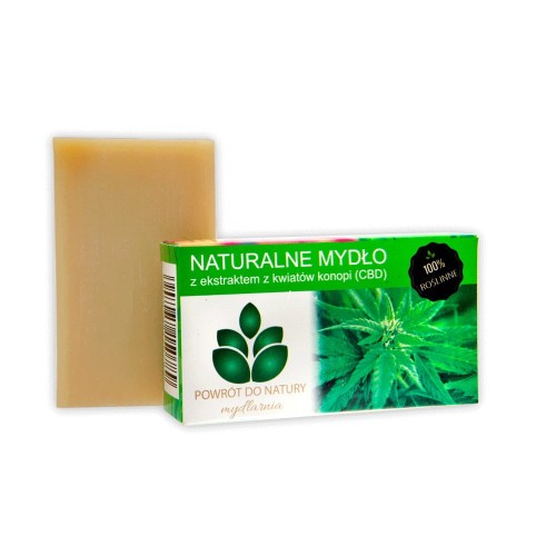 Naturalne mydło z ekstraktem z kwiatów konopi (CBD) i olejem z konopi - Mydlarnia Powrót do natury.jpg