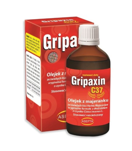 Gripaxin C37 10 ml - Olejek z majeranku, bazylii, cynamonowca kamforowego - ASEPTA.jpg