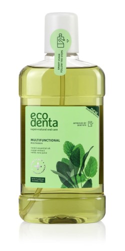 Wielofunkcyjny płyn do płukania jamy ustnej z olejkiem szałwiowym, sokiem aloesowym i miętowym olejkiem - 500ml - ECODENTA.jpg