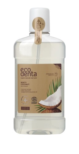 Płyn do płukania jamy ustnej miętowy kokos, certyfikowana COSMOS ORGANIC - 500ml - ECODENTA.jpg