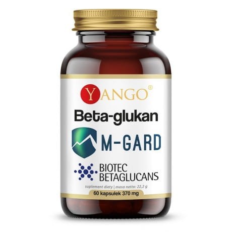 Beta-glukan M-GARD 60 kapsułek - wspomaga działanie układu odpornościowego - YANGO.jpg