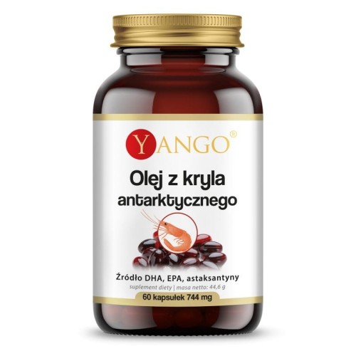 Olej z kryla antarktycznego 60 kapsułek - Pomaga w utrzymaniu prawidłowego ciśnienia krwi - YANGO.jpg