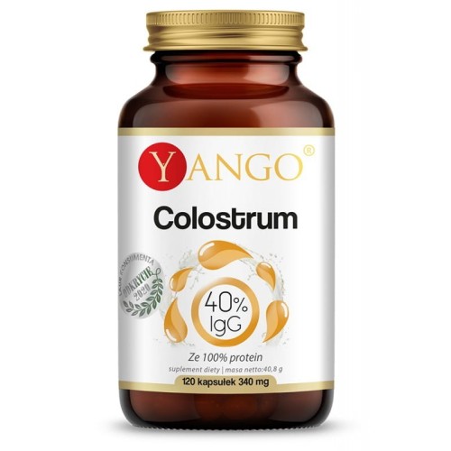 Colostrum, 40% IgG 120 kapsułek - Wysoka dawka immunoglobulin - YANGO.jpg