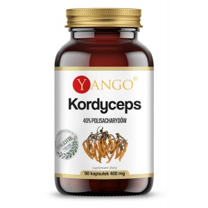 Kordyceps, ekstrakt 10% polisacharydów  - Poprawia osłabioną odporność i witalność - YANGO (NM)
