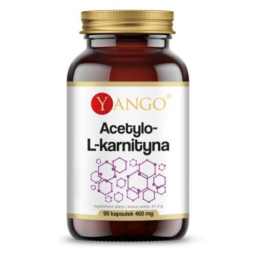 Acetylo-L-karnityna 90 kapsułki - Prawidłowe funkcjonowanie mitochondriów -  YANGO.jpg
