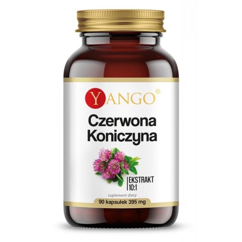 Czerwona koniczyna, ekstrakt 101,  90 kapsułek - Naturalne łagodzenie objawów menopauzy -  YANGO.jpg