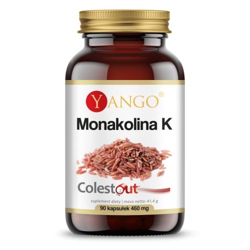 Monakolina K 90 kapsułek - Utrzymanie prawidłowego stężenia cholesterolu - YANGO.jpg