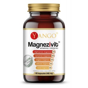 Magnezivit witaminy i minerały  - Dla prawidłowego funkcjonowania mięśni - YANGO (NM)