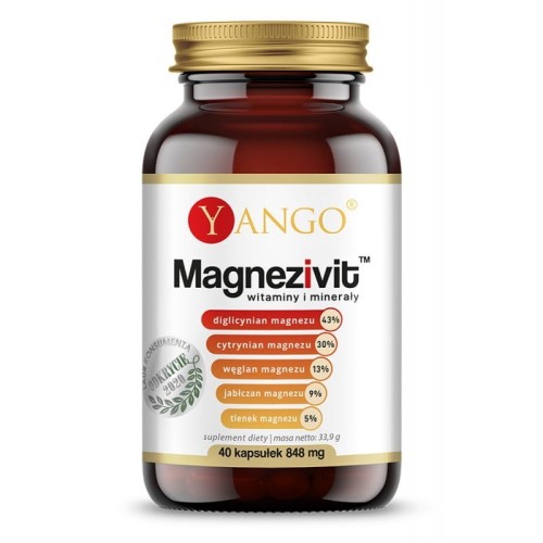 Magnezivit witaminy i minerały 40 kapsułek - Dla prawidłowego funkcjonowania mięśni - YANGO.jpg