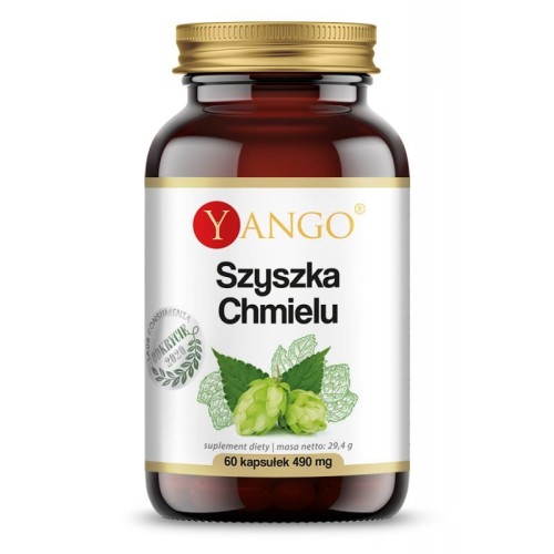 Szyszka chmielu ekstrakt 60 kapsułek - Wsparcie w łagodzeniu objawów menopauzy - YANGO.jpg