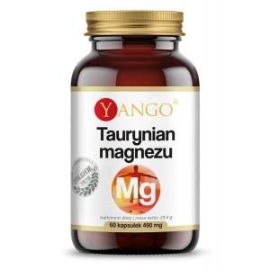 Taurynian magnezu - Wspiera prawidłowe funkcjonowanie mięśni - YANGO (NM)