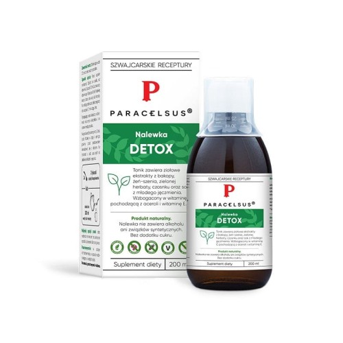 Nalewka Paracelsusa Detox 200 ml - Wspomaga codzienne funkcjonowanie organizmu - AURA HERBALS.jpg