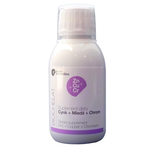 Biochelat Zn, Cu, Cr, Cynk, Miedź, Chrom 150 ml - Wspomaga przy stresie i zmęczeniu - INVEX REMEDIES.jpg
