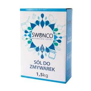 Sól do zmywarki 1,5 KG - Zapobiega osadzaniu się wapnia i kamienia - SWONCO (NM)