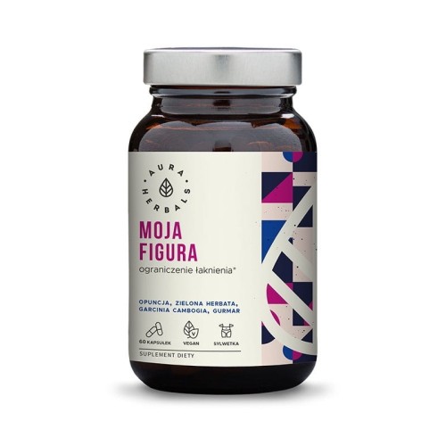 Moja Figura 60 kapsułek - Ekstrakty roślinne wspierające ograniczenie łaknienia - AURA HERBALS.jpg