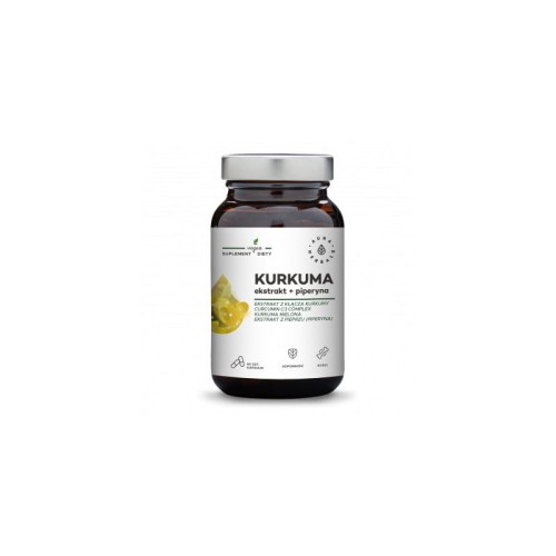 Kurkuma ekstrakt + piperyna 60 kapsułek - Wspomaga trawienie, stawy i układ nerwowy - AURA HERBALS.jpg