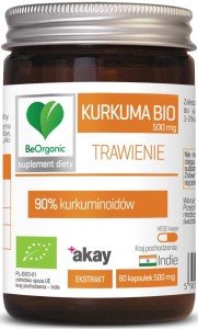Kurkuma BIO - Dla lepszego trawienia - BEORGANIC (NM)