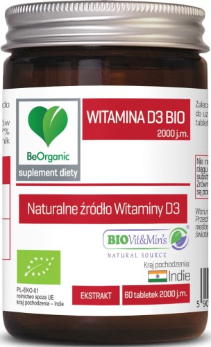 Witamina D3 BIO 2000 j.m. - Pomaga w utrzymaniu zdrowych kości i zębów - BEORGANIC (NM).jpg