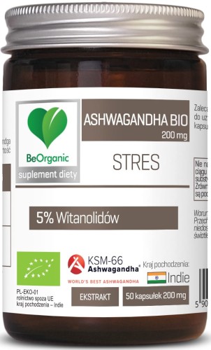 Ashwagandha BIO - Wspomaga relaksację, samopoczucie psychiczne i fizyczne - BEORGANIC (NM).jpg