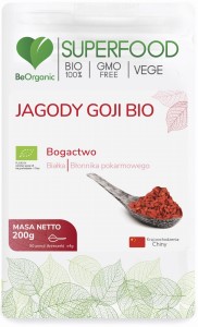 Jagody Goji BIO w proszku - BEORGANIC (NM)