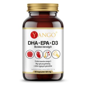 DHA + EPA + D3 - Naturalne źródło nienasyconych kwasów tłuszczowych - YANGO (NM)