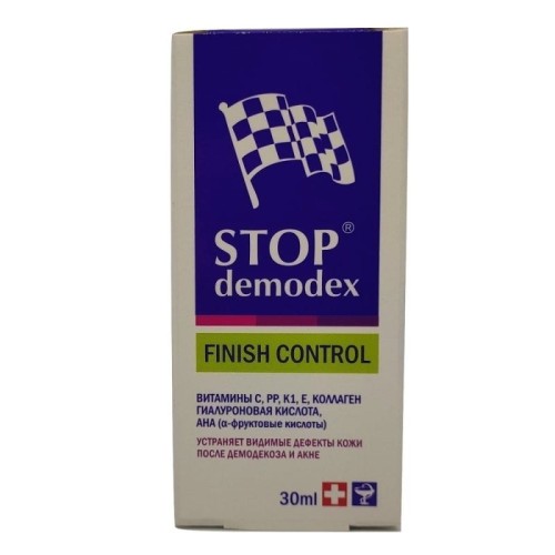 Żel do twarzy na blizny, plamy, przebarwienia - Finish Control - Stop Demodex - Biosfera (NM).jpg