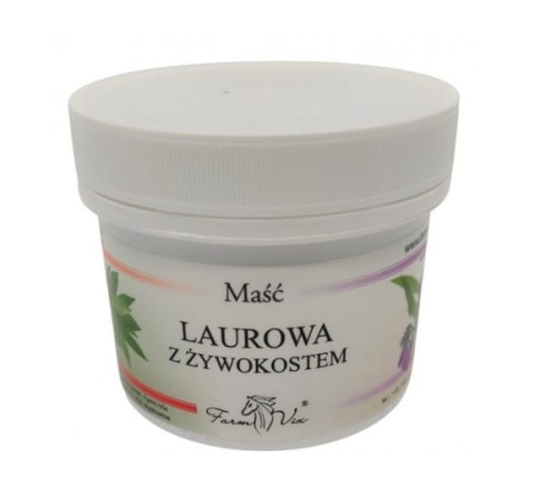 Maść laurowa z żywokostem 150 ml - Wspomaga rehabilitację po złamaniach - FARM-VIX (NM).jpg