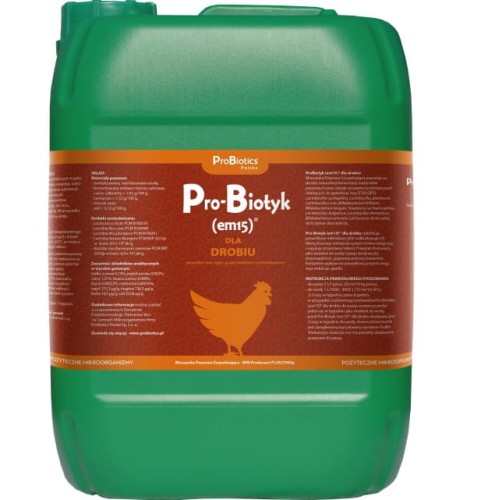 Pro-Biotyk (em15) dla drobiu 10L - Poprawia procesy trawienne - ProBiotics.jpeg