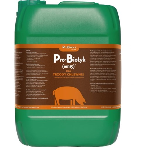 Pro-Biotyk (em15) dla trzody chlewnej 10L - Reguluje przemianę materii - ProBiotics.jpg