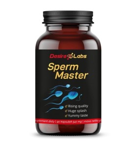 Sperm Master Desire Labs 90 kapsułek - W naturalny sposób wspomaga  produkcję nasienia - YANGO