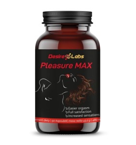 Pleasure Max Desire Labs 90 kapsułek - Wspomaga doznania seksualne - YANGO