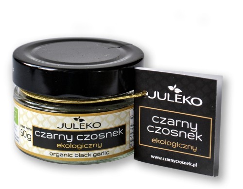 Czarny czosnek BIO 50g - Potrafi pobudzić organizm do działania - JULEKO.jpg