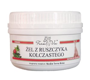 Żel z ruszczyka kolczastego 350 ml - Zapobiega obrzękom, wzmacnia i uszczelnia naczynia krwionośne - FARM-VIX (NM)