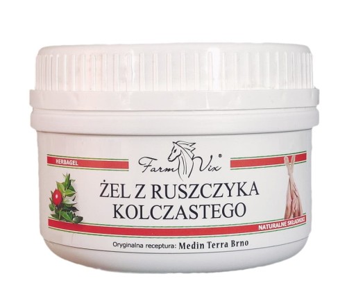 Żel z ruszczyka kolczastego 350 ml - Zapobiega obrzękom, wzmacnia i uszczelnia naczynia krwionośne - FARM-VIX (NM).jpg
