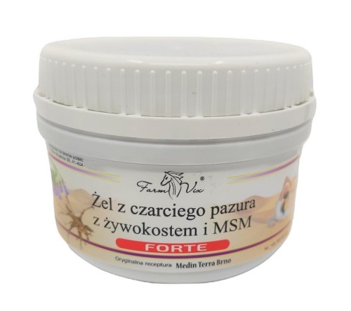 Żel czarci pazur z żywkostem i MSM Forte 350 ml - Przynosi ulgę w zmęczonych kończynach - FARM-VIX (NM).jpg
